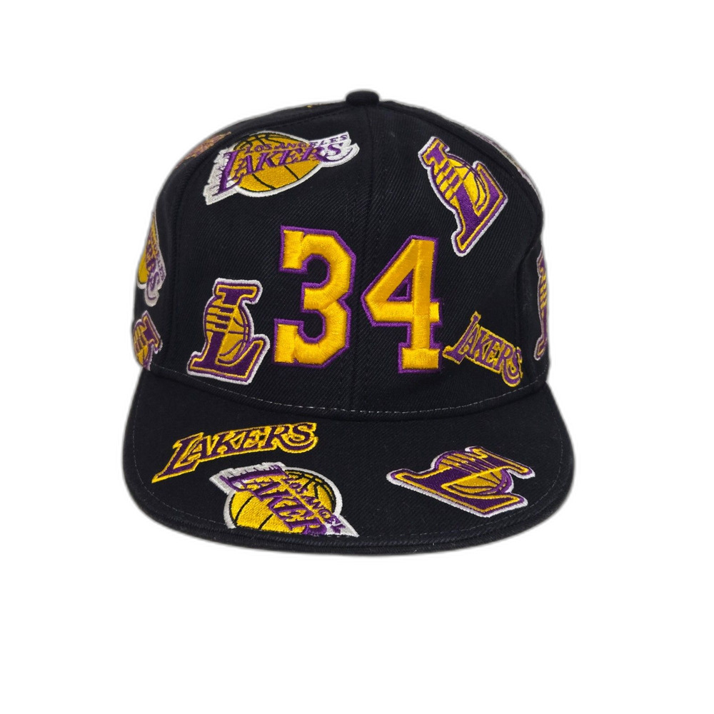 Vintage Shaquille O’Neal Lakers #34 Hat NBA Shaq | Drew Pearson All Over | Black